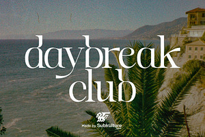 Daybreak Club - Elegant Serif