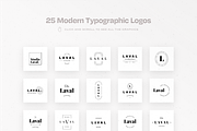 25 Modern Typographic Logos, a Branding & Logo Template by Artec Maison (Thumbnail 7 of 13)
