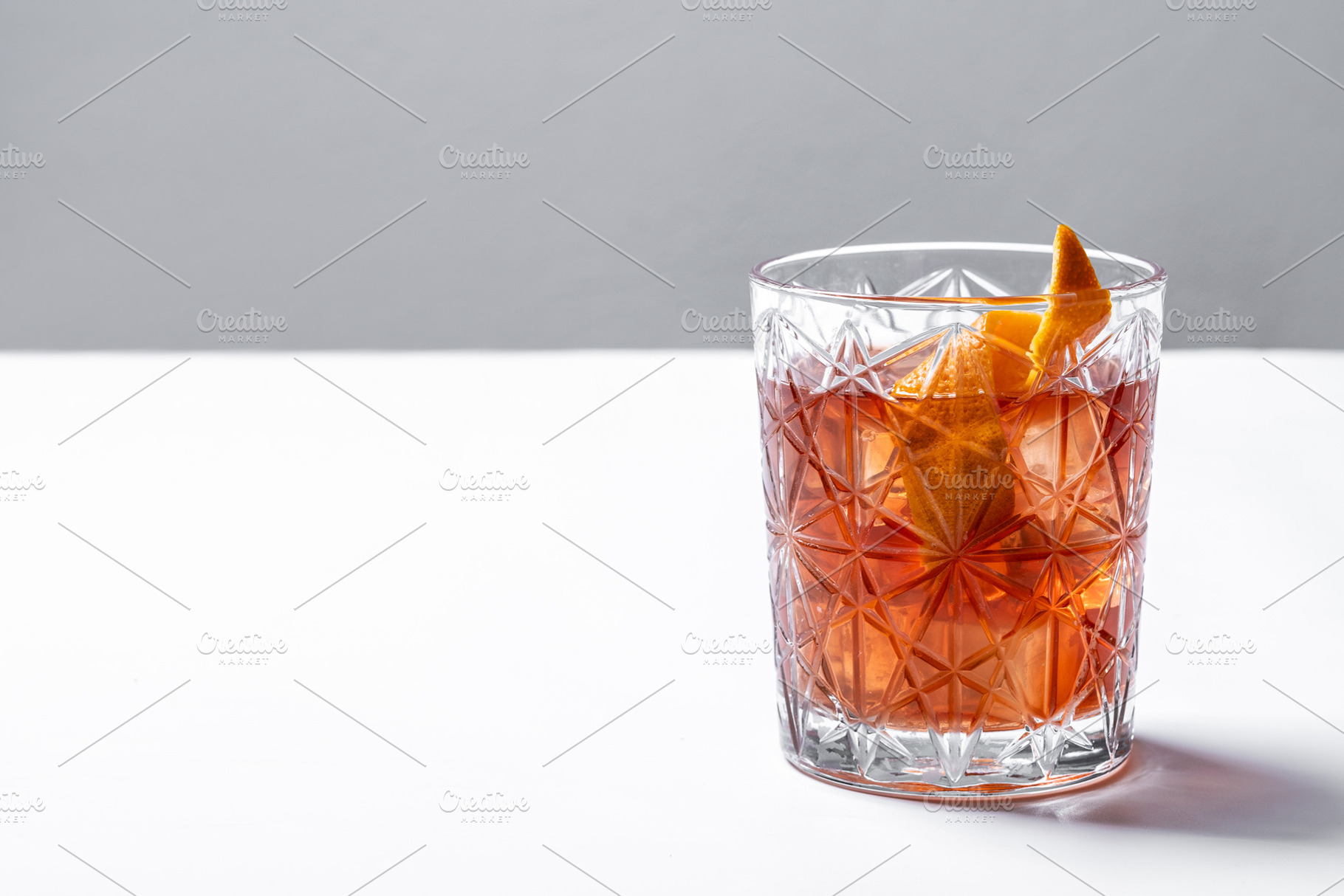Old Fashioned Cocktail with Orange Peel, a Food & Drink Photo by etorres69