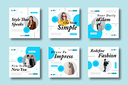 Modern Fashion Social Media Post, a Social Media Template by MightyDesign (Thumbnail 1 of 8)