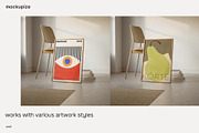 DIN A Leaning Chair Frame Mockup, a Household Mockup by mockupize (Thumbnail 7 of 7)