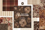 100 Fall Backgrounds & Textures, a Background Graphic by PeDe Designs (Thumbnail 1 of 14)