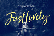 Just Lovely Font & Extras, a Script Font by Nicky Laatz (Thumbnail 1 of 17)