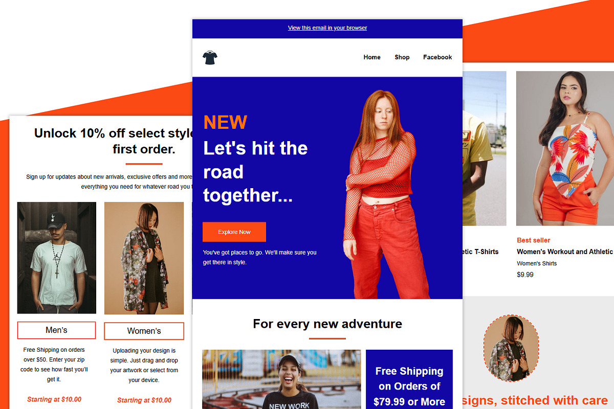 Mailchimp Email Template 010, an Email Template by QuickArtisan