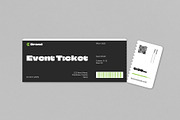 Event Ticket Layout Design Template, a Stationery Template by DesignCrest (Thumbnail 6 of 11)