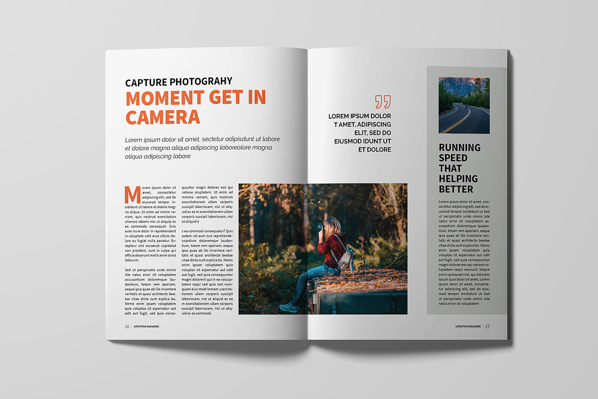 Lifestyle Magazine Template, a Magazine Template by xtratimebd (Photo 7 of 9)