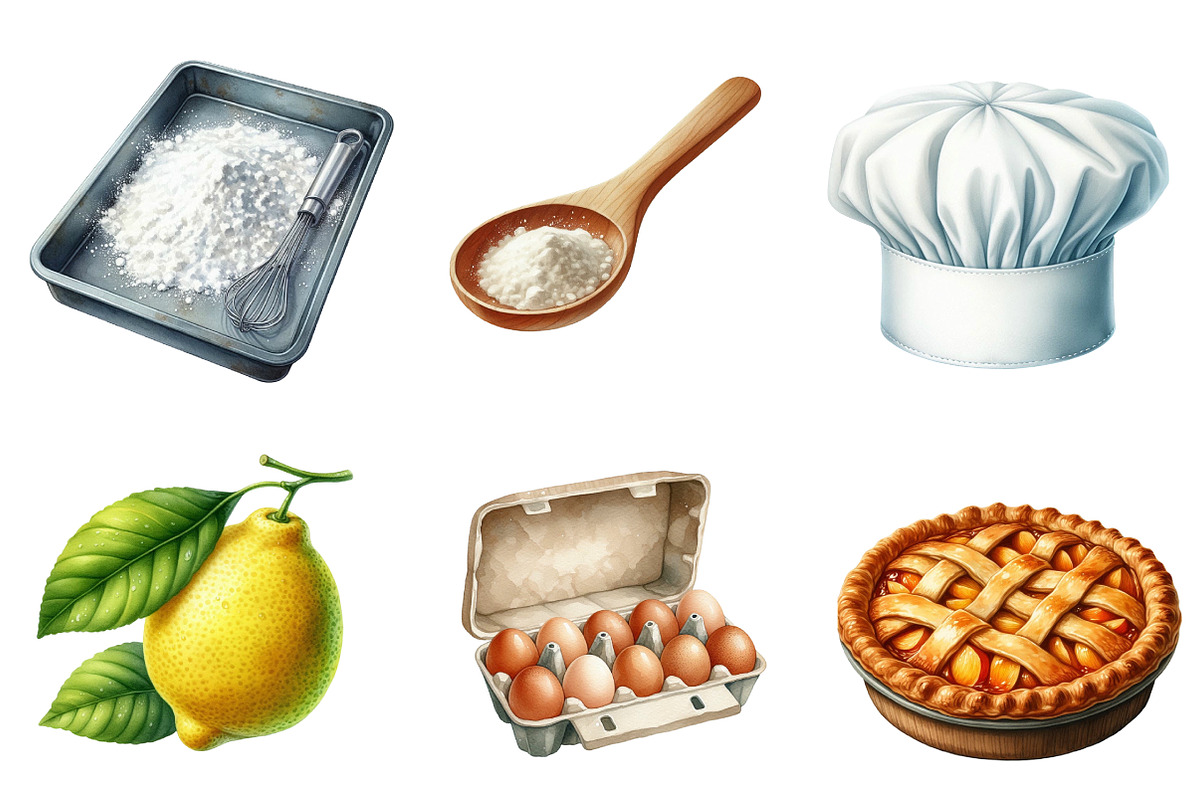 Neutral Baking Clipart, an Illustration by CreationArt (Photo 3 of 5)