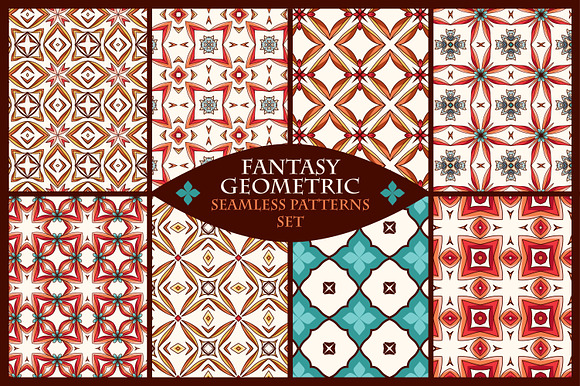 Set of geometric patterns preview 4