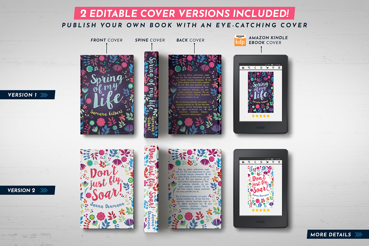 Book Cover Template 58, a Templates & Theme by Digital Goods (Photo 2 of 11)