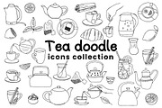 Doodle tea icons collection, an Outline Icon by Gulnarart (Thumbnail 5 of 5)
