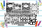 Black and White Composition Covers, a Pattern Graphic by SmallTownDigital (Thumbnail 1 of 3)