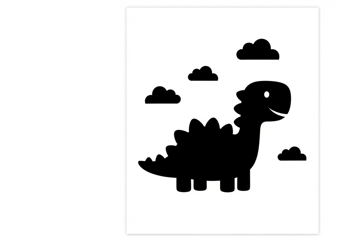 Cute dinosaur nursery decor design, an Icon by Amazin_art (Photo 8 of 36)