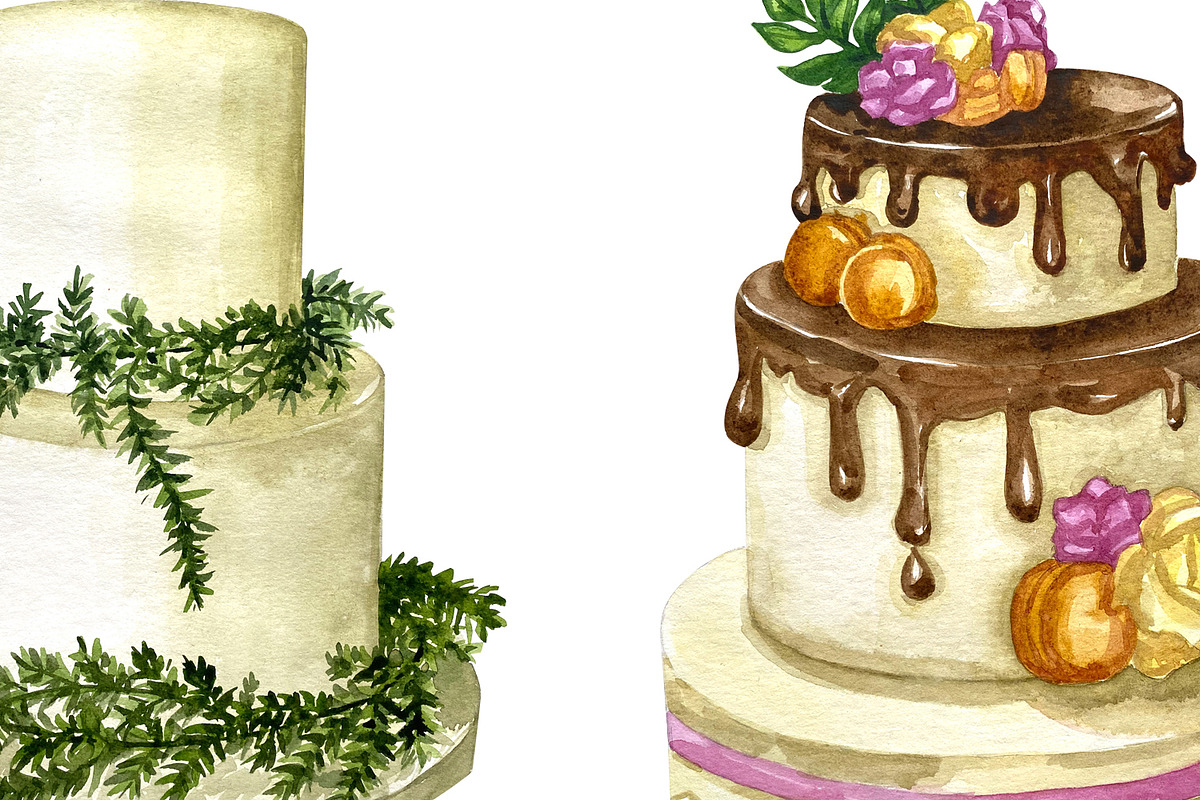 Wedding Clipart, Wedding Invitation, a Background Graphic by Fresh art by Larysa (Photo 4 of 4)