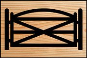 17 Wood Metal Fence Silhouette Vecto, an Illustration by Designer_Momina (Thumbnail 4 of 4)