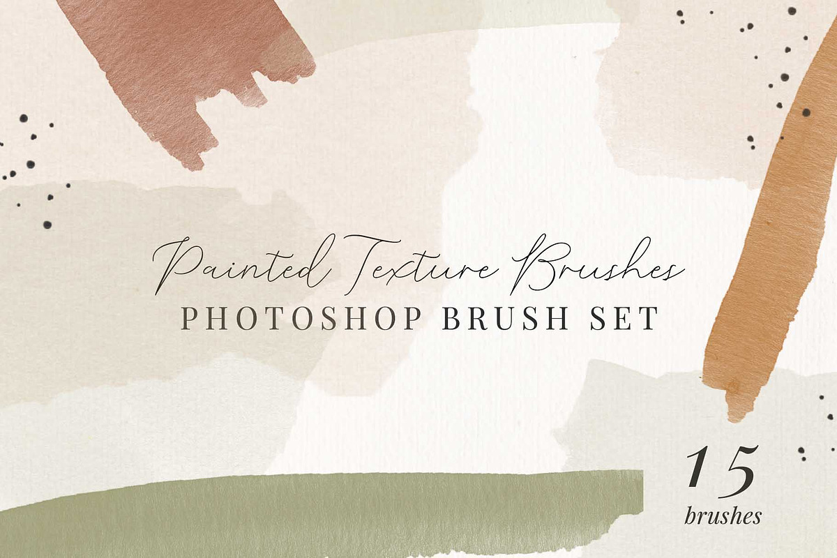 Painted Texture Brushes, a Brush Add-On by Chelsea Bromley (Photo 1 of 4)