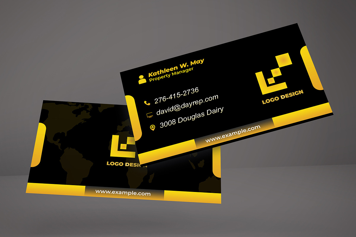 Elegant Executive Card PSD preview 5