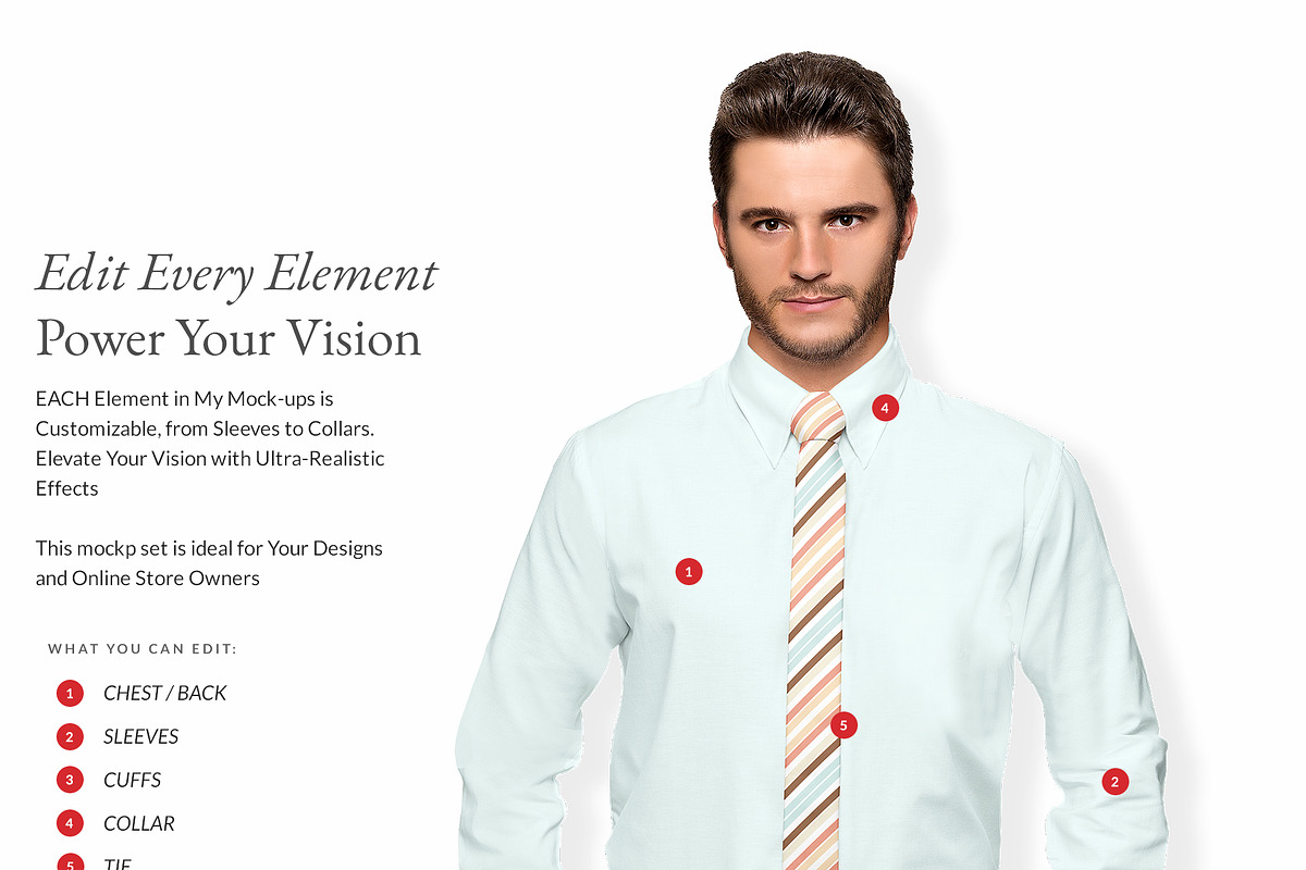 Men Shirt 2 10x Mock-ups, a Shirt Mockup by Mocca Mockups Store (Photo 2 of 5)
