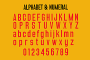 Rontok - A Modern Sans Condensed, a Sans Serif Font by Marvadesign (Thumbnail 10 of 16)