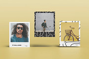 Three Standing Instant Frame Mockup, an Advertising Mockup by DesignRushMarket (Thumbnail 2 of 2)