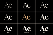 Galante Branding Luxury Font Family, a Serif Font by Sensatype (Thumbnail 7 of 21)