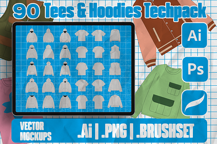 Tee & Hoodie Vector Clothing Tech Pa
