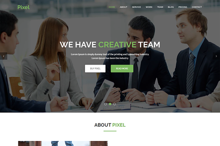 Corporate Business Website Theme, a HTML Template by Themeplaza