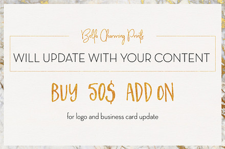 Logo and Business Card Update Add On