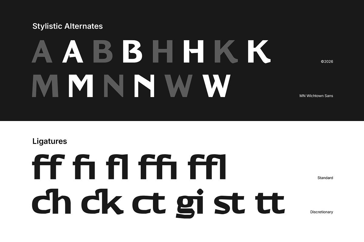 MN Wichtown Sans - Modern Sans Serif, a Sans Serif Font by Mantra Naga (Photo 7 of 15)