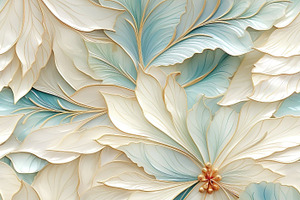 Pearlescent Floral Pattern