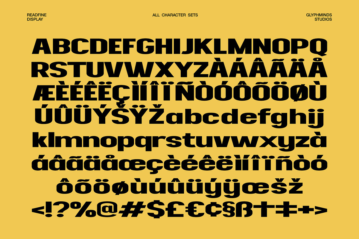 Readfine Extended, a Sans Serif Font by Glyphminds Studios (Photo 10 of 10)