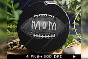 American Football Mom Text Game Day, a Background Graphic by LaseredNinja (Thumbnail 4 of 7)