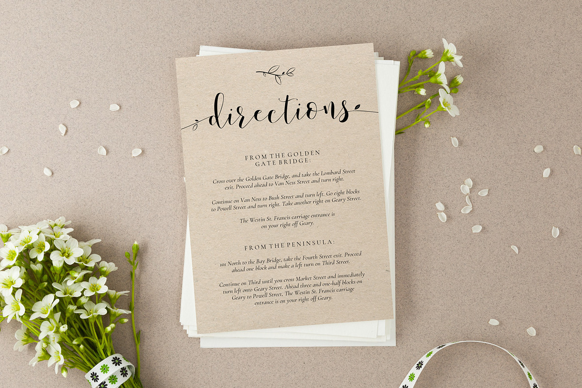 Wedding Information Cards, Sophie, an Invitation Template by Alice Bluefox (Photo 3 of 8)