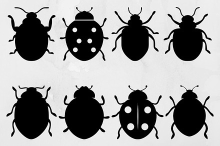 Ladybug Silhouette SVG