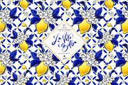 Amalfi Lemons & Mediterranean Tiles, a Pattern Graphic by KaramfilaS (Thumbnail 16 of 23)