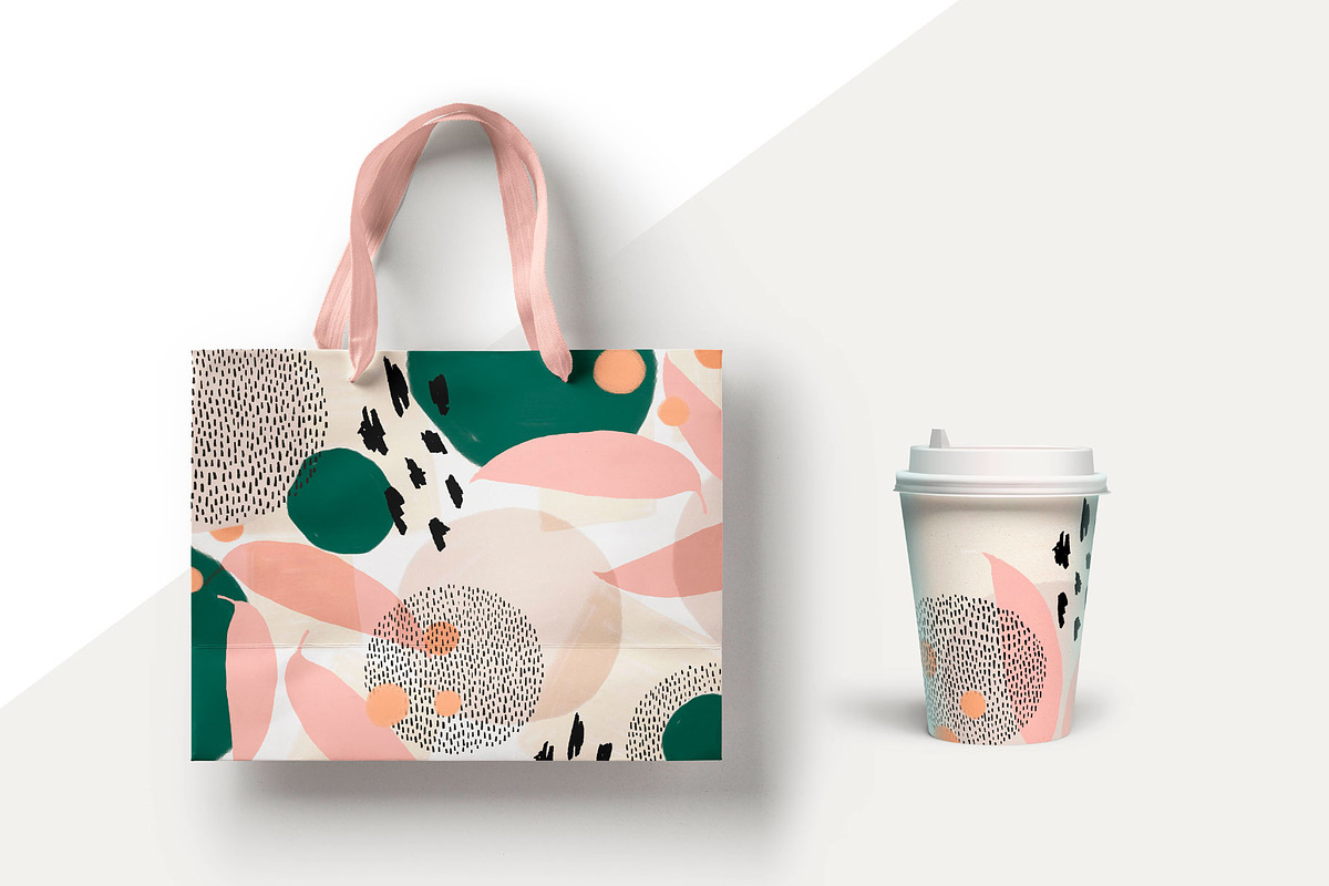 Organic Shapes Seamless Pattern Set, a Pattern Graphic by bron.alexander (Photo 3 of 7)