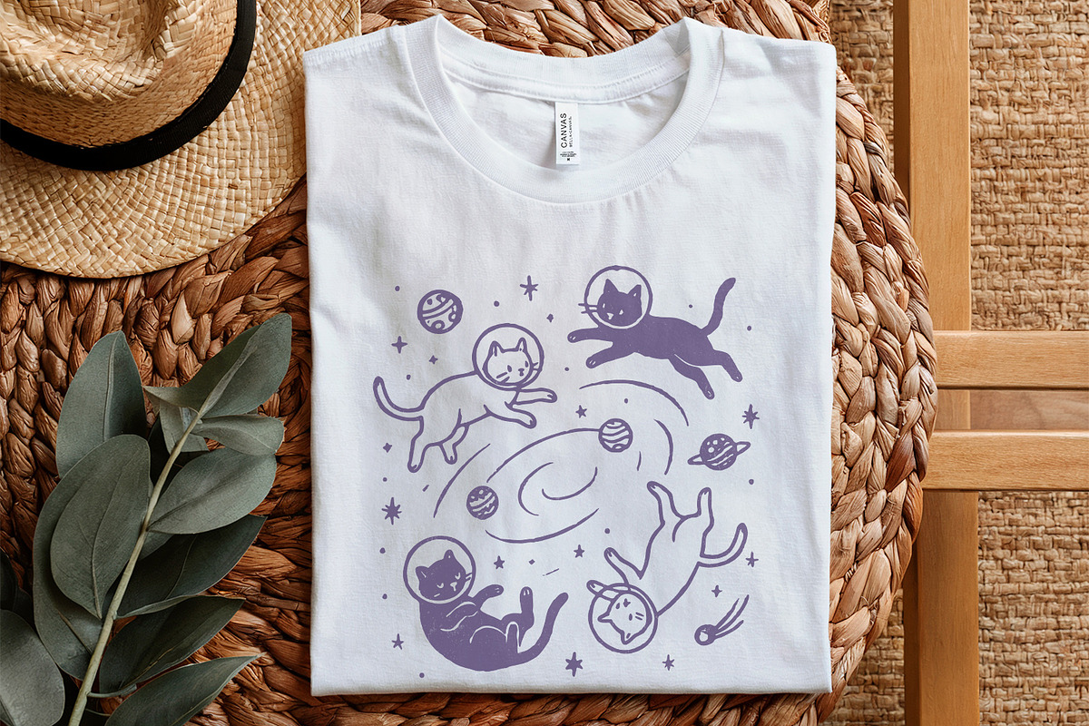 Space Cat PNG, Cat PNG, Cute Cat, an Illustration by SharpMarketplace (Photo 5 of 9)