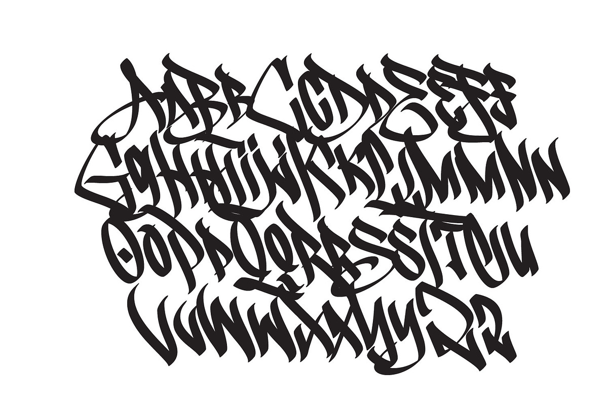 Chiloe - Graffiti typeface, a Blackletter Font by Ridha-38.lineart (Photo 11 of 15)