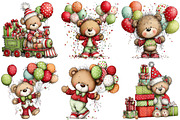 Whimsical Birthday Teddy Bear PNG, an Illustration by Craft Nest (Thumbnail 10 of 11)