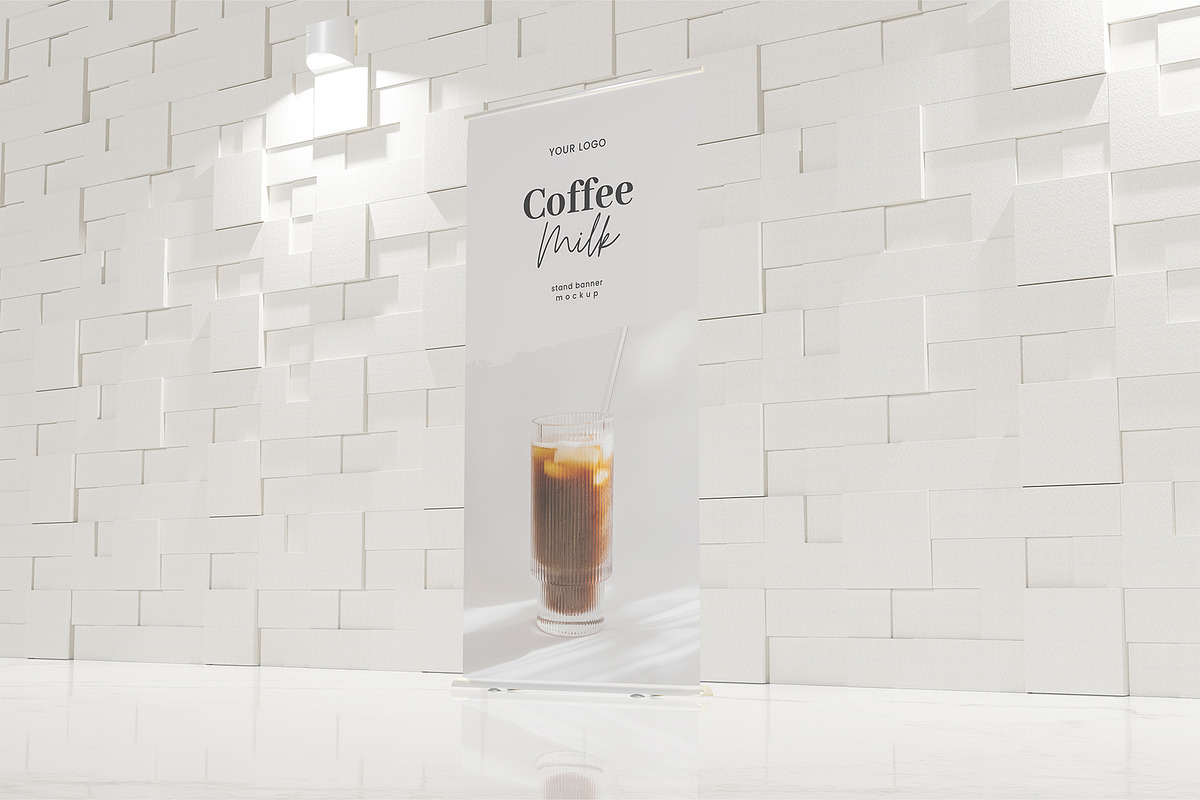 Standing banner Roll up Mockup, a Mockup by mojojojo97 (Photo 5 of 6)