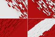3D Geometric Abstract Backgrounds, a Background Graphic by BIBIART (Thumbnail 8 of 10)