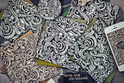 Electric Cars Graphics Patterns, a Decorative Illustration by BALABOLKA (Thumbnail 2 of 6)