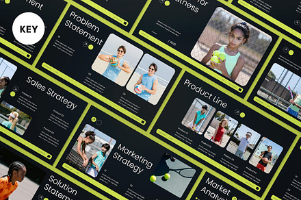 Black Modern Business Plan Keynote, a Presentation Template by graphicook