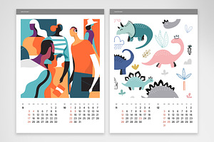 Colorful Calendar 2023