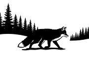 Winter Snow Silhouettes feature, an Illustration by Amazin_art (Thumbnail 5 of 42)