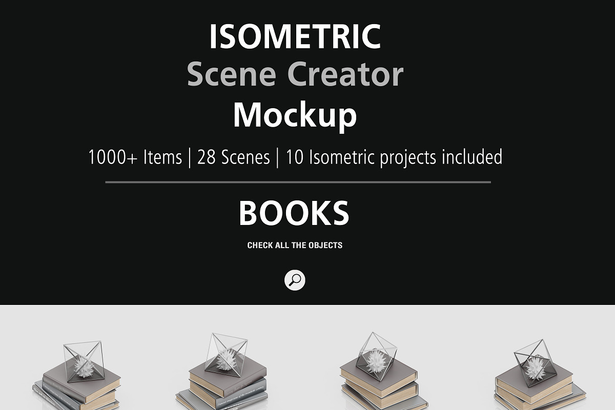 Isometric Scene Creator Mockup, a Books & Magazine Mockup by IsometricWorld (Photo 32 of 47)