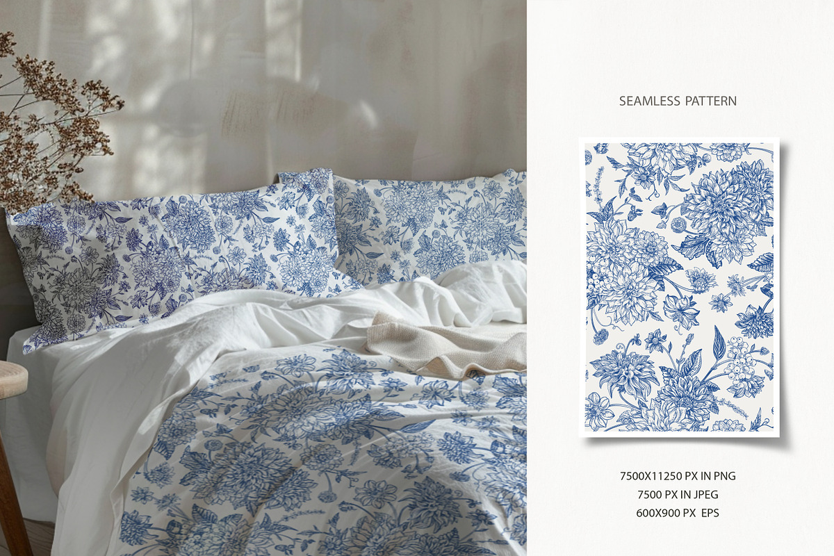 French garden pattern collection, an Illustration by Lisla (Photo 8 of 11)