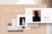 Neutral PowerPoint Template, a Presentation Template by Simple P. (Thumbnail 1 of 8)