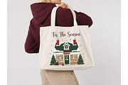 Tis The Season Bookstore Christmas, a Seasonal Illustration by DreamCafeArt (Thumbnail 3 of 7)