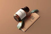 Amber Glass Jar / Bottle Mockups, a Cups & Container Mockup by pmvch (Thumbnail 10 of 10)