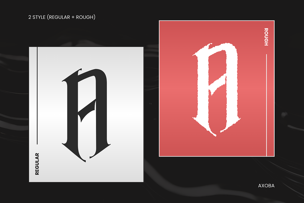Noxa Gothic - Branding Logo Font, a Blackletter Font by Nirmana Visual (Photo 2 of 10)